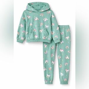Garanimals Green Unicorn Pajama Set